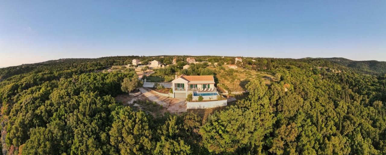 Stone Villa Eriphyle ,Private Witn Sunset View Фискардон Экстерьер фото